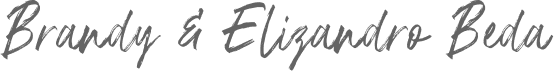 Brandy and Elizandro Beda signature